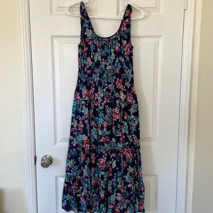 Floral, stretch dress, L